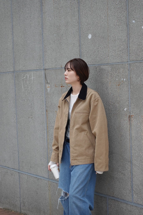 バイカラールーズブルゾン